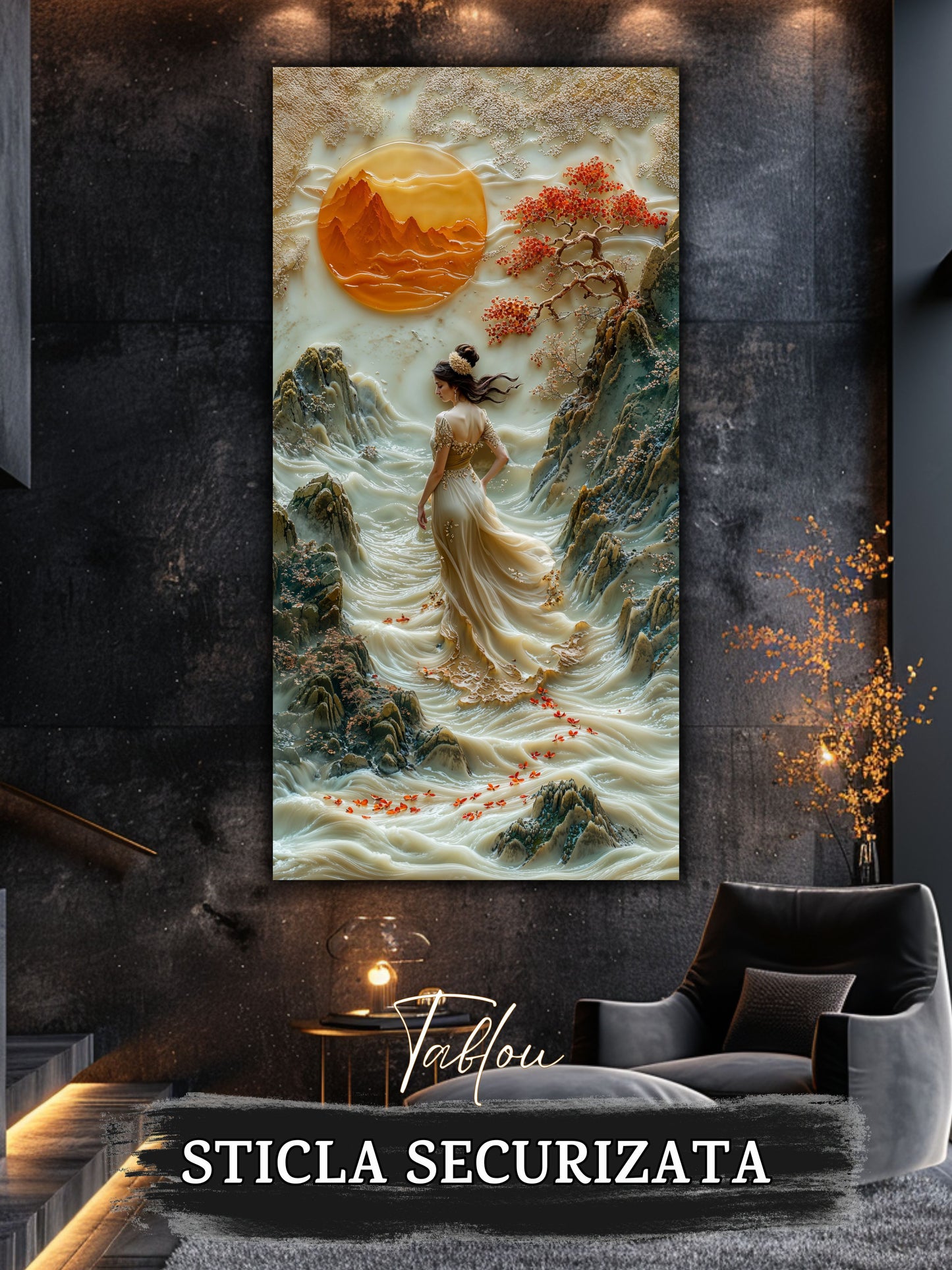 Tablou Sticla - Silk Road - 19