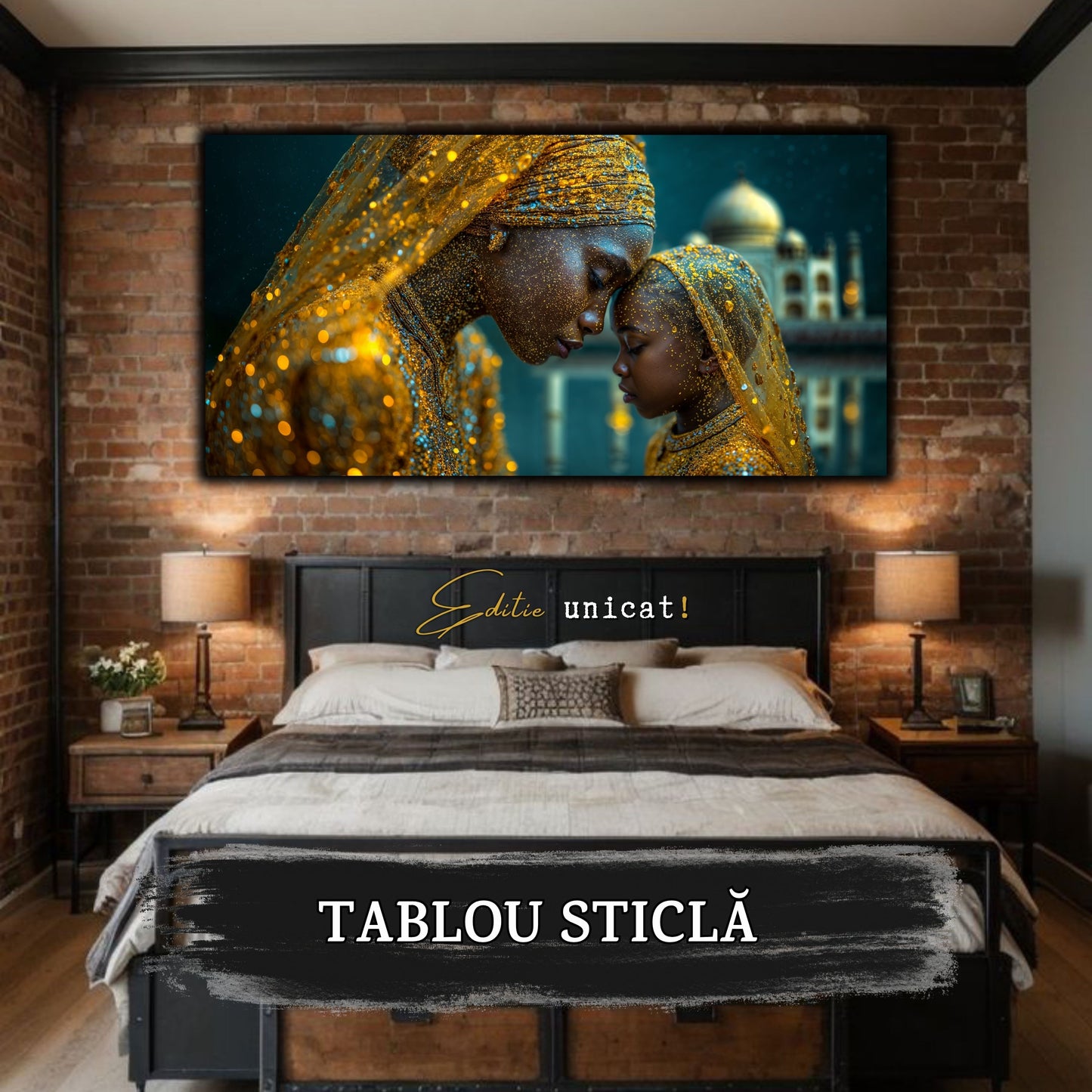 Tablou unicat pe sticla securizata - The Lost Temple - No 32