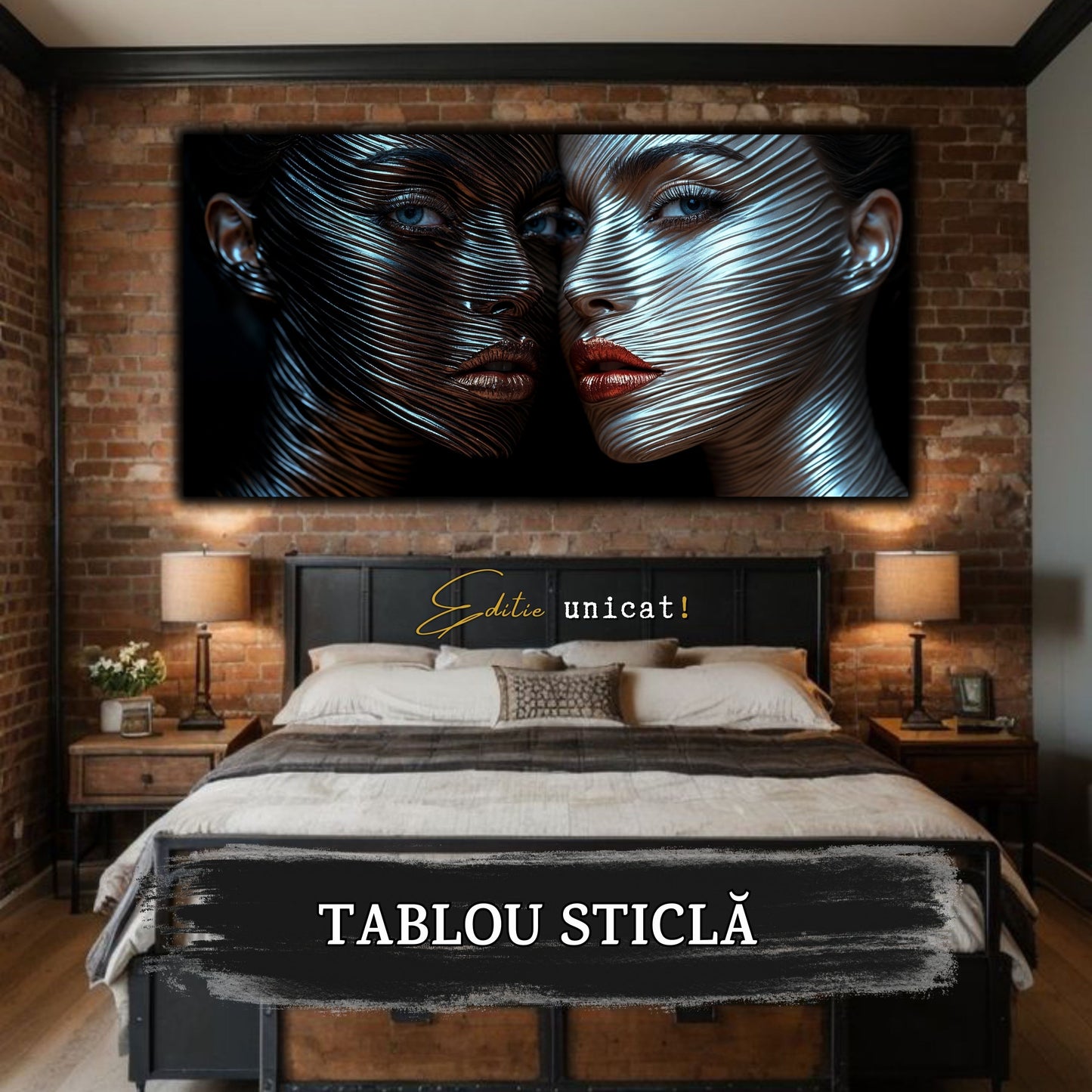 Innerverse - Tablou Sticla - Unicat - no28