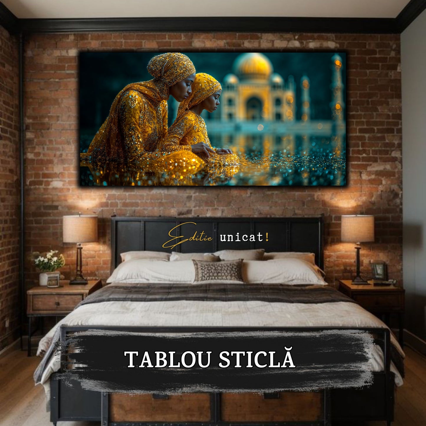 Tablou unicat pe sticla securizata - The Lost Temple - No 10