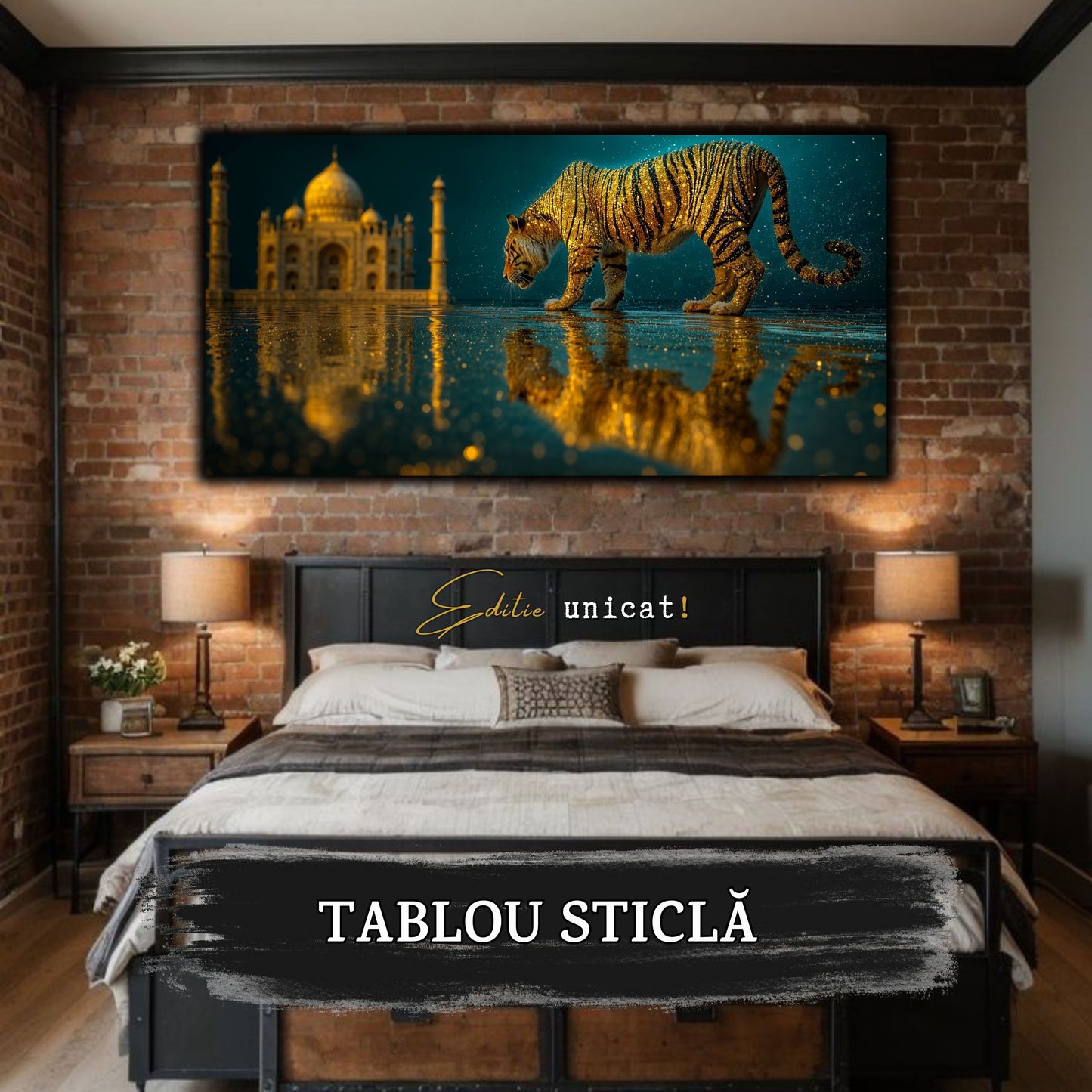 Tablou unicat pe sticla securizata - The Lost Temple - No 15