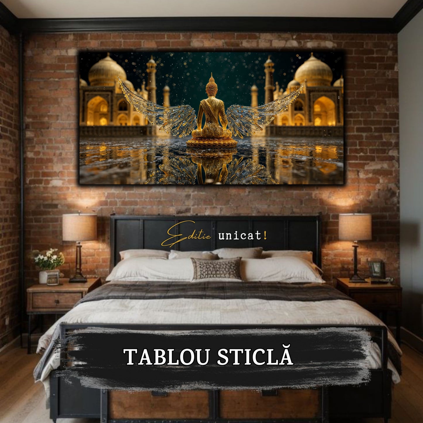 Tablou unicat pe sticla securizata - The Lost Temple - No 39
