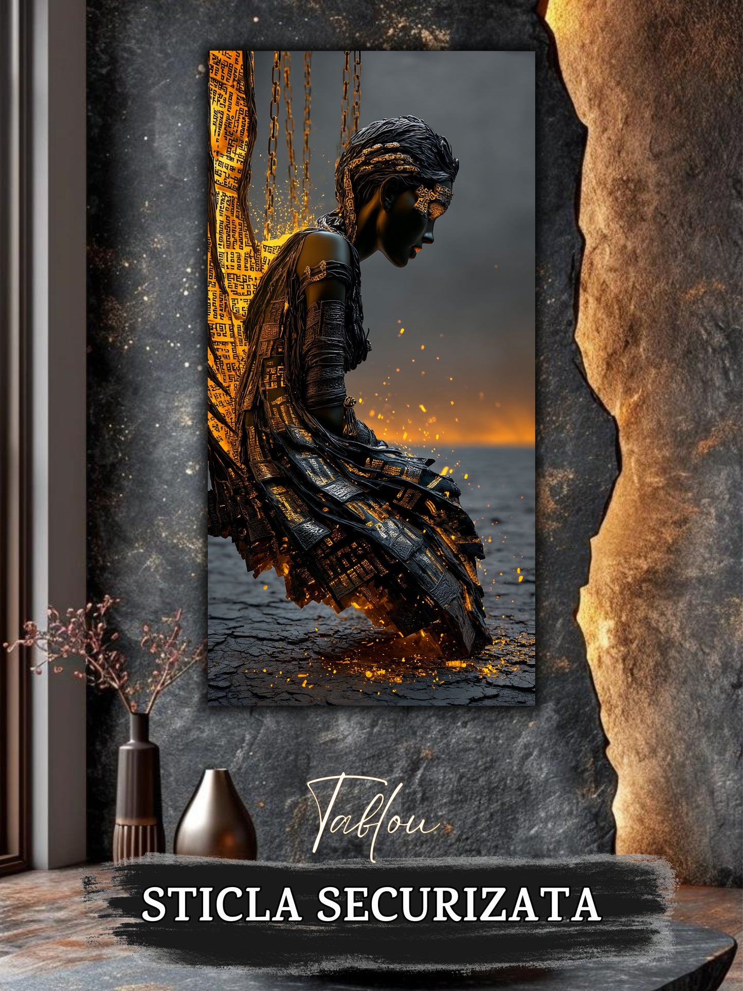 Tablou unicat pe sticla securizata - Let Go - No V39