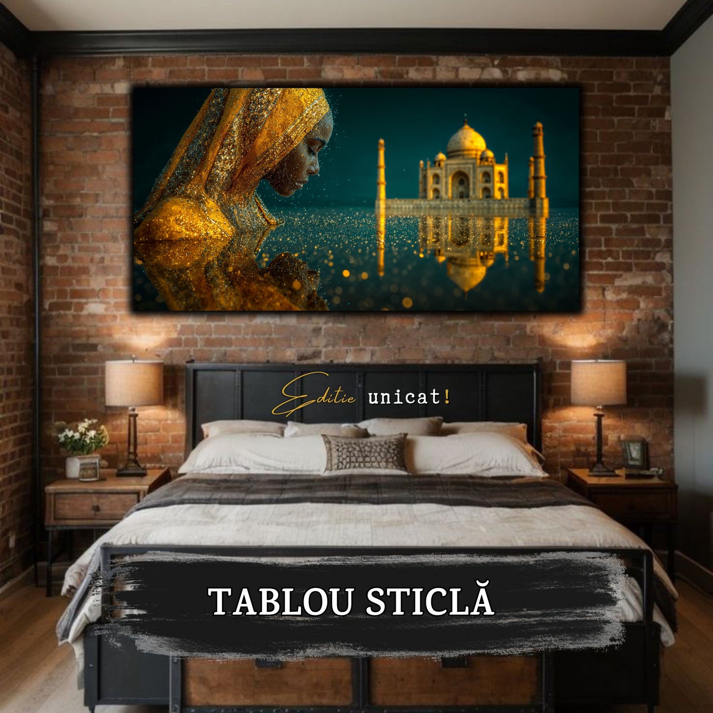 Tablou unicat pe sticla securizata - The Lost Temple - No 25