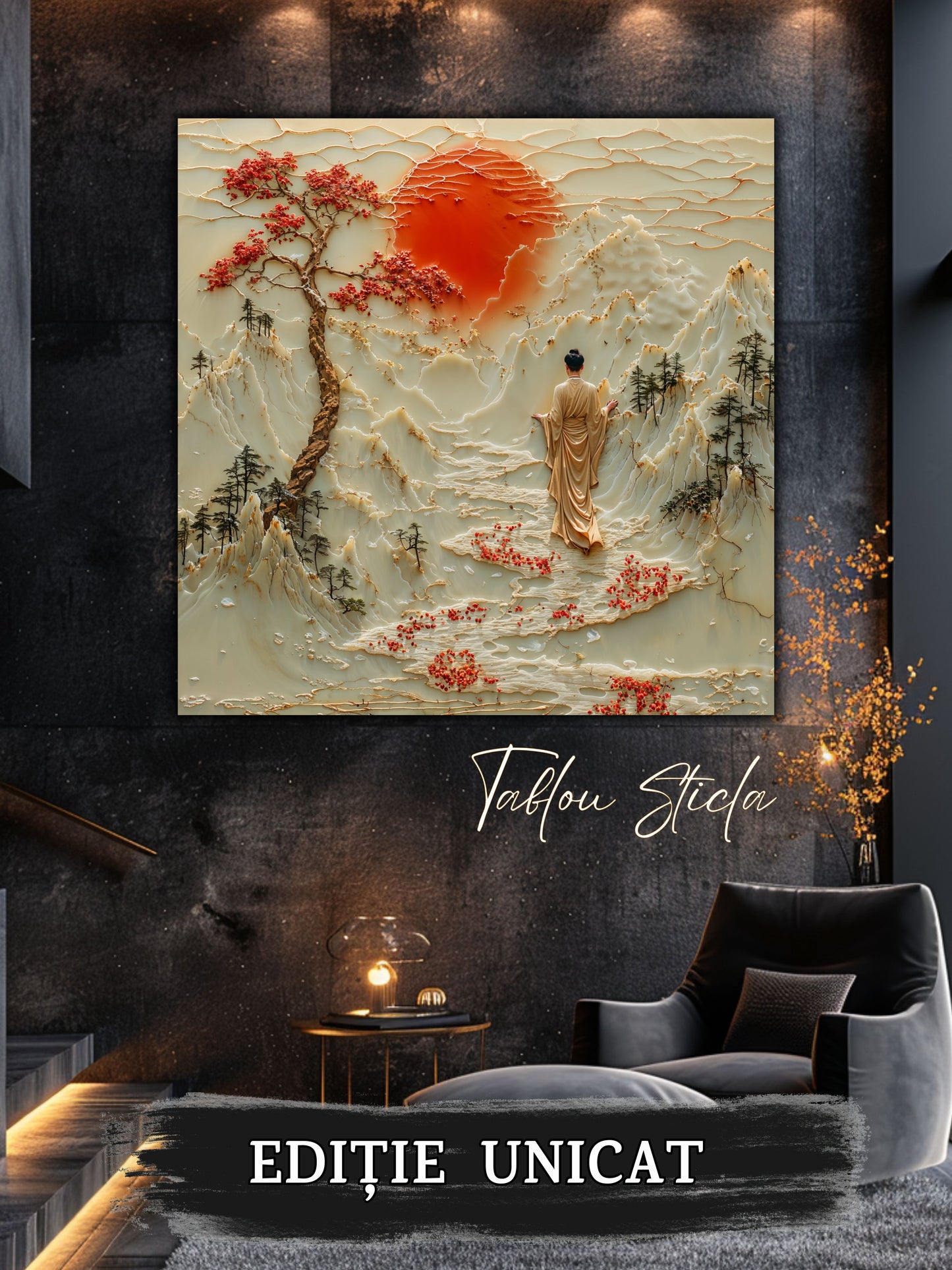 Tablou Sticla - Silk Road - 05