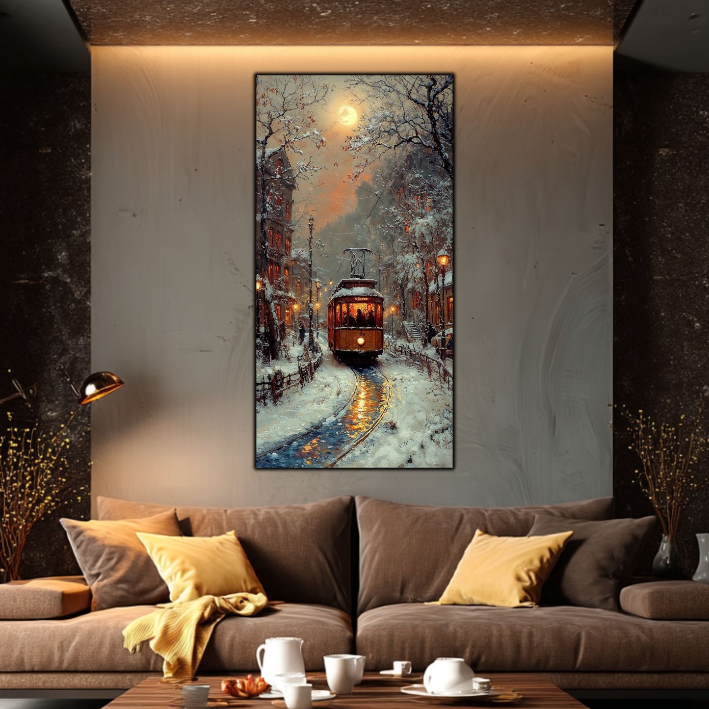 Tablou Sticla Securizata - Colectia Cold Ember - no27