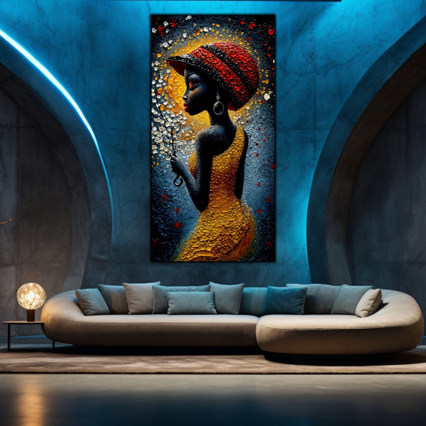 Tablou unicat din sticlă securizată Beyond Origin - No29