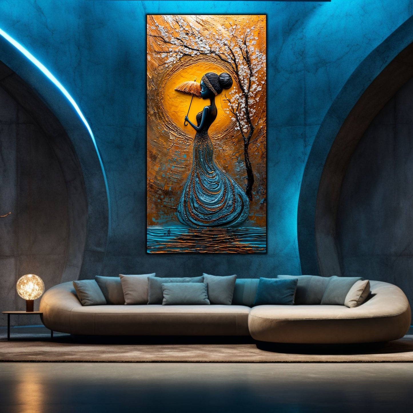 Tablou unicat din sticlă securizată Beyond Origin - No30