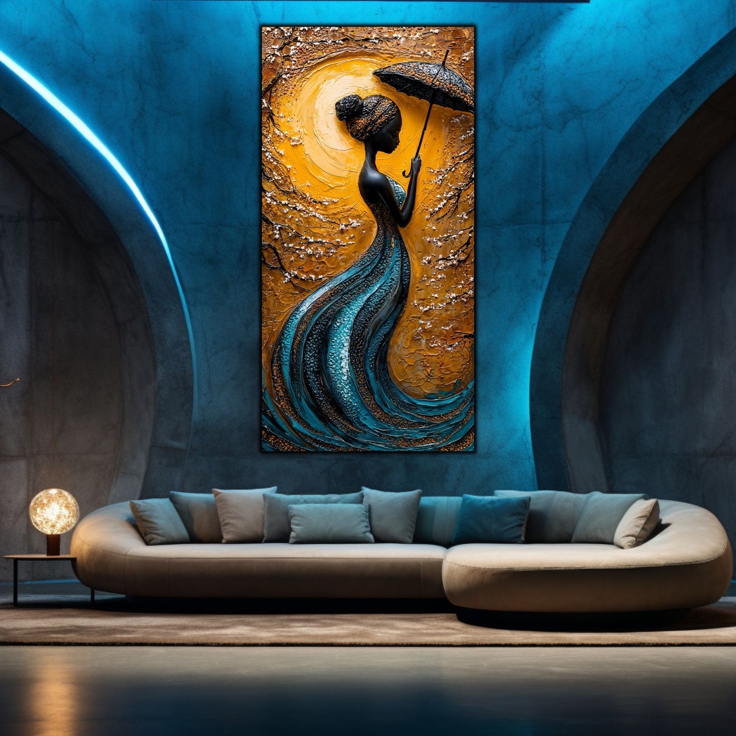 Tablou unicat din sticlă securizată Beyond Origin - No22