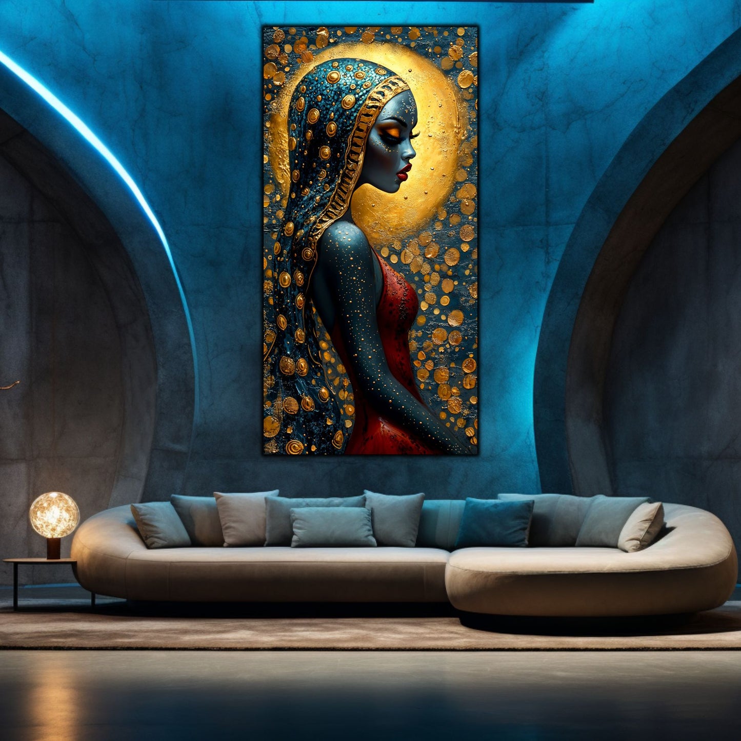 Tablou unicat din sticlă securizată Beyond Origin - No23