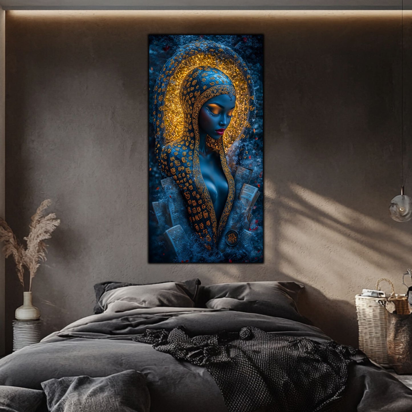 Tablou unicat din sticlă securizată Beyond Creation - No28