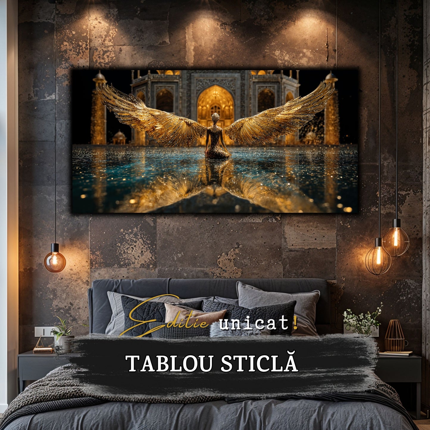 Tablou unicat pe sticla securizata - The Lost Temple - No 22