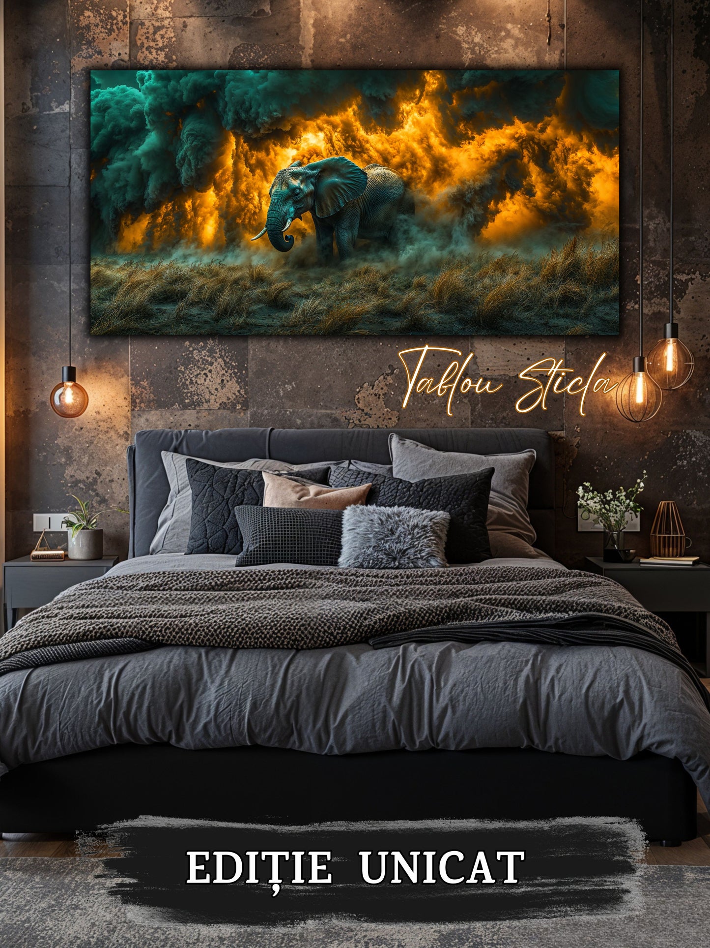 Magnific Titan - Tablou Sticla Securizata - 06