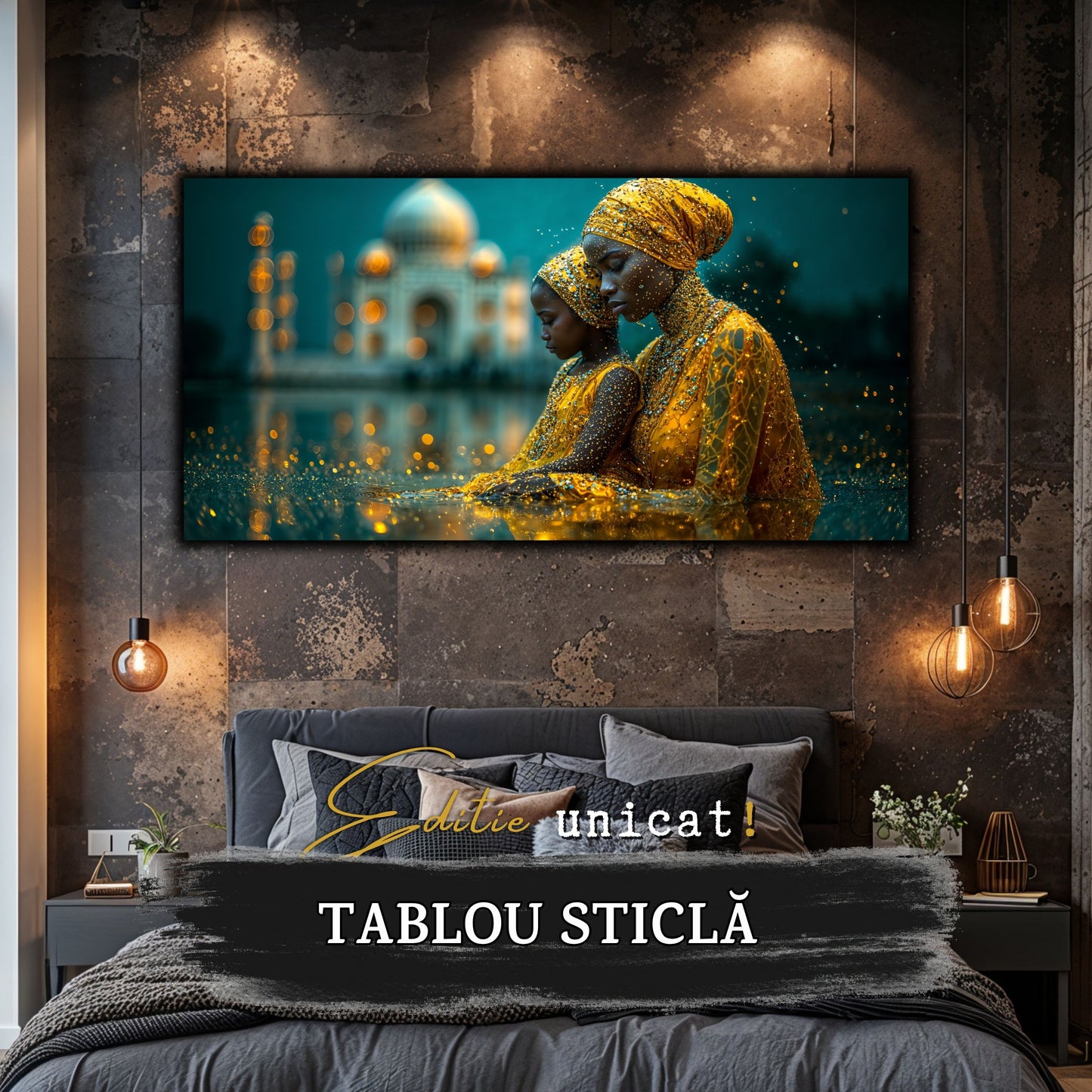 Tablou unicat pe sticla securizata - The Lost Temple - No 12