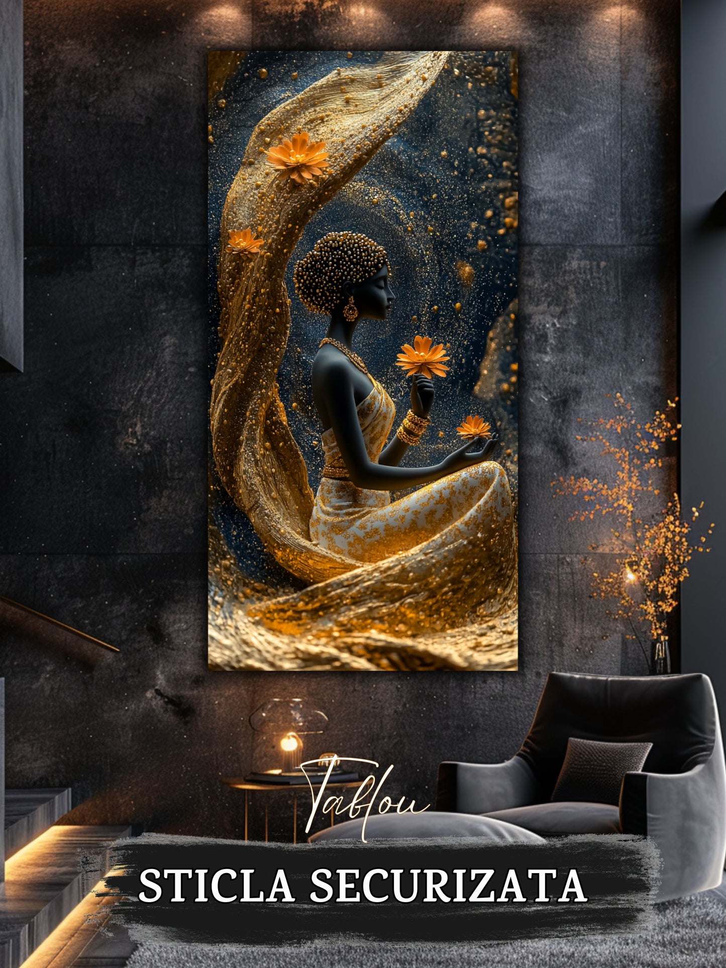 Tablou Sticla - Aurum Divinum - 19