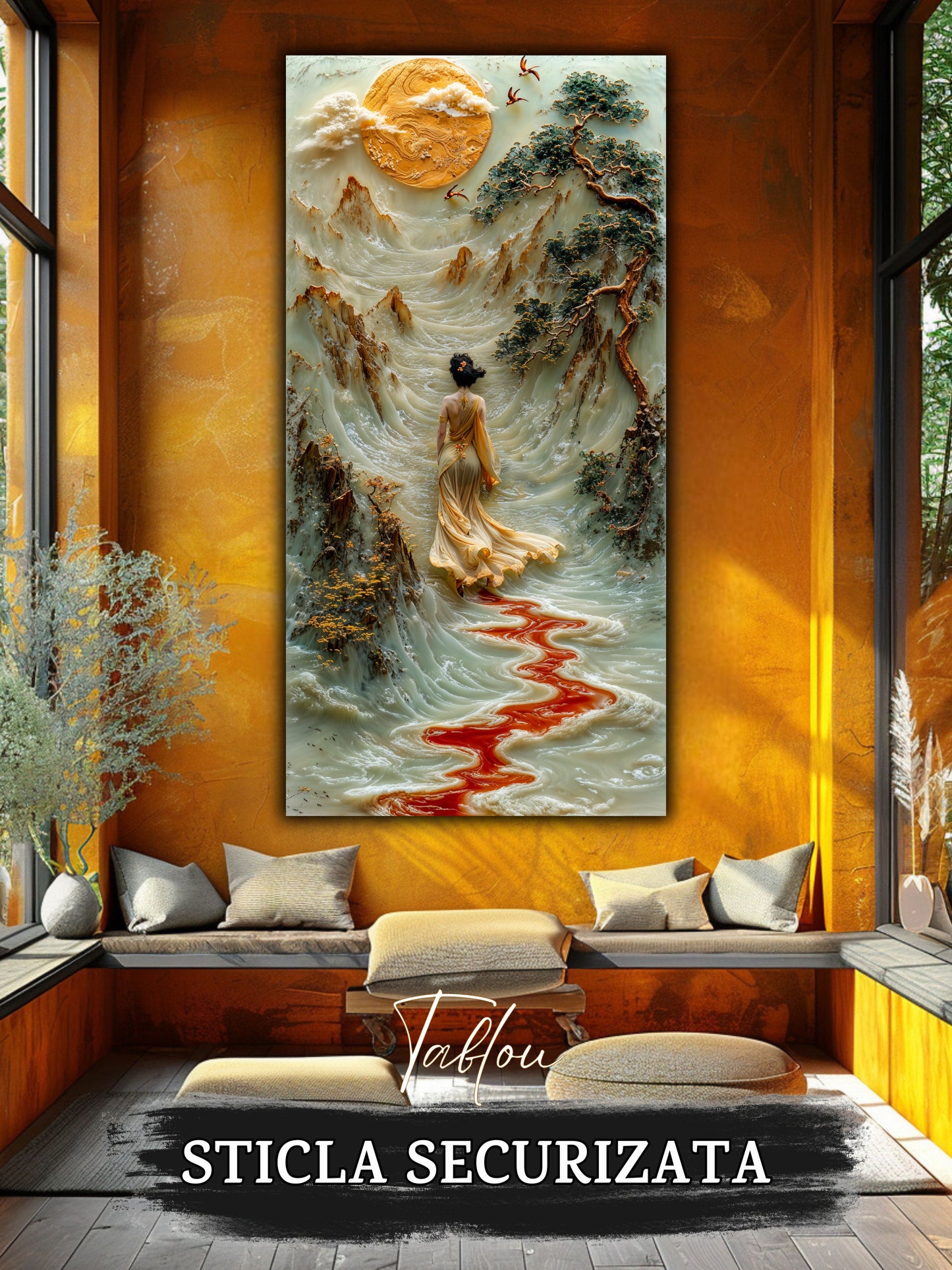 Tablou Sticla - Silk Road - 20