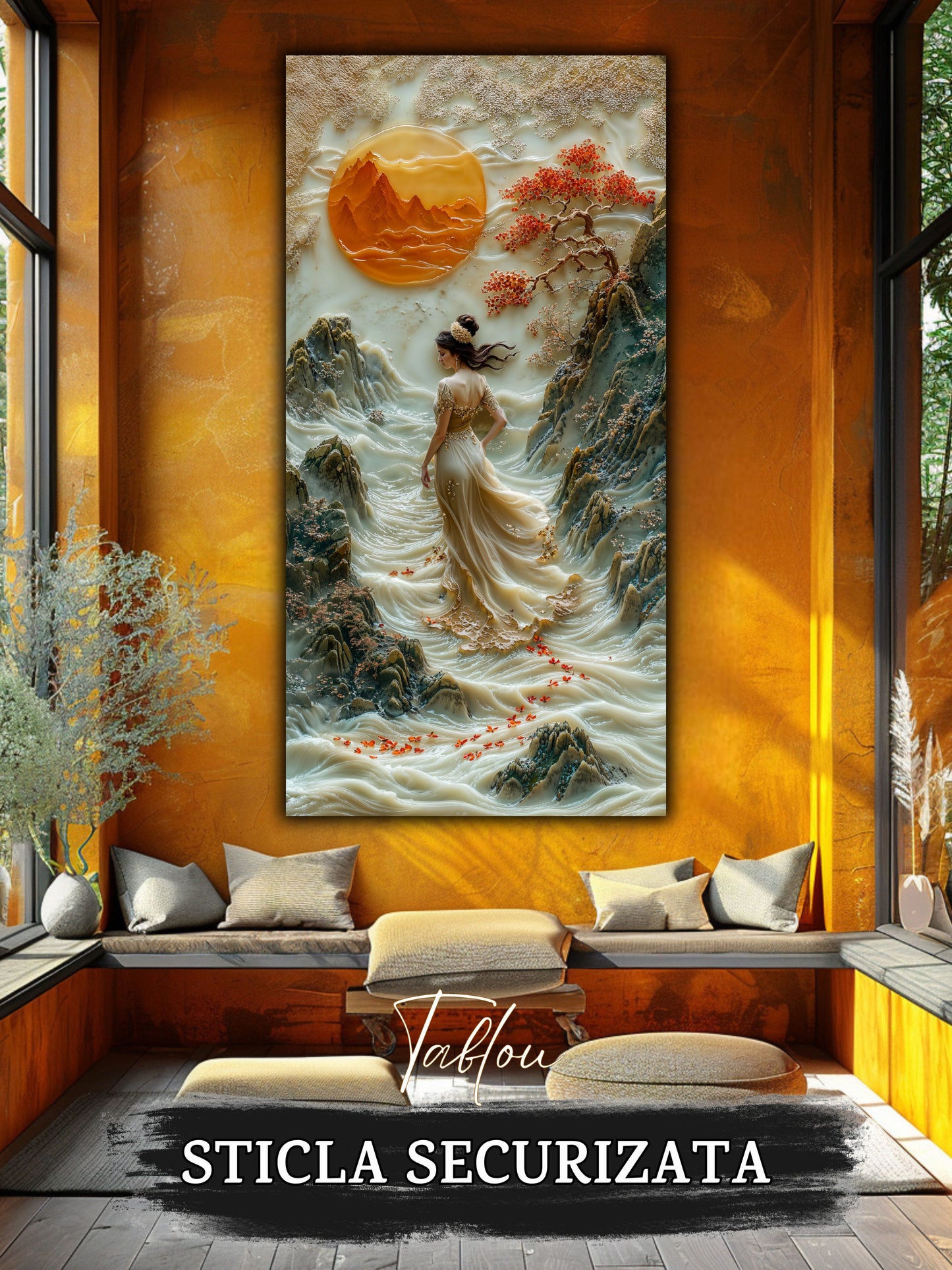 Tablou Sticla - Silk Road - 19