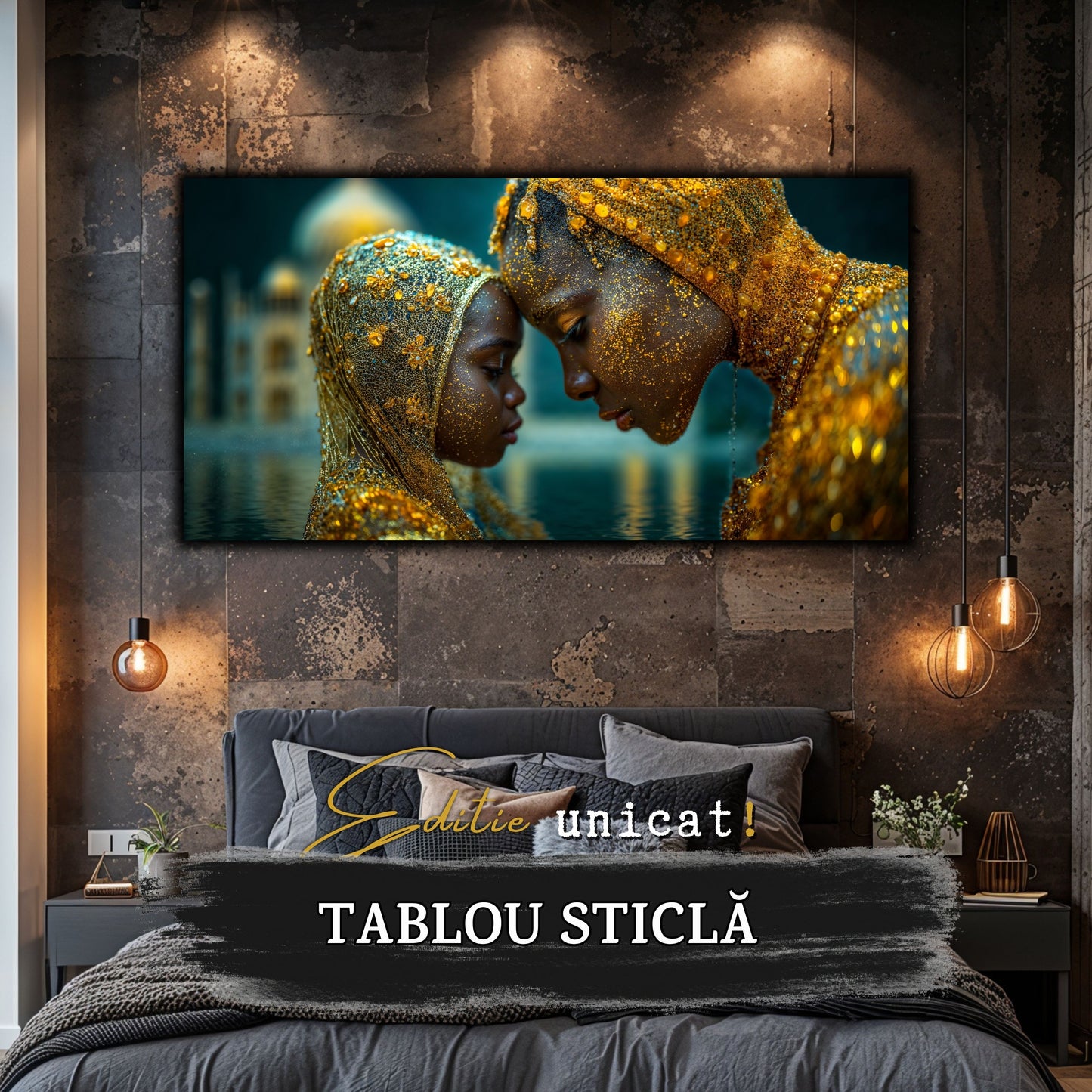 Tablou unicat pe sticla securizata - The Lost Temple - No 38
