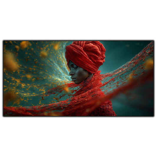 Tablou Dormitor Modern – Firele destinului de rubin