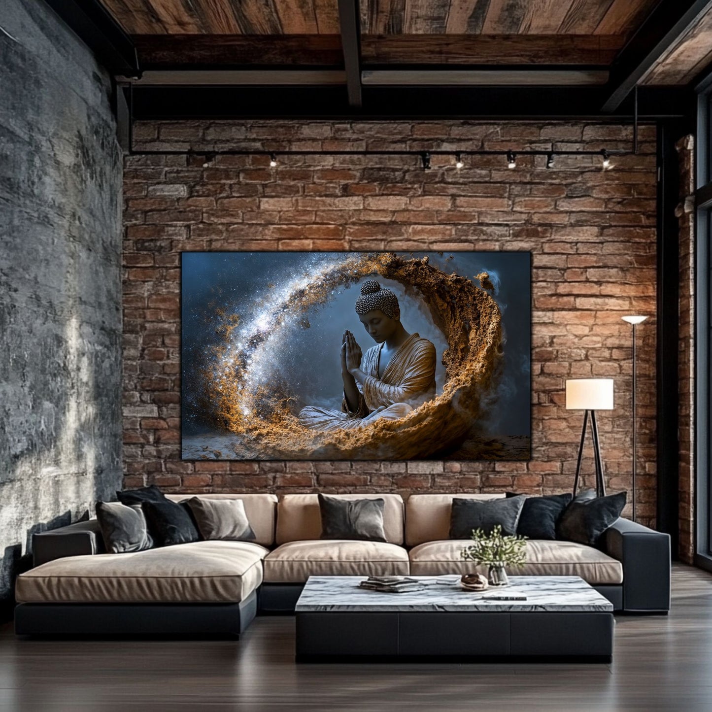 Tablou Decorativ pe Sticla Securizata – Ideal pt Dormitor si Living - Beyond Stardust No18
