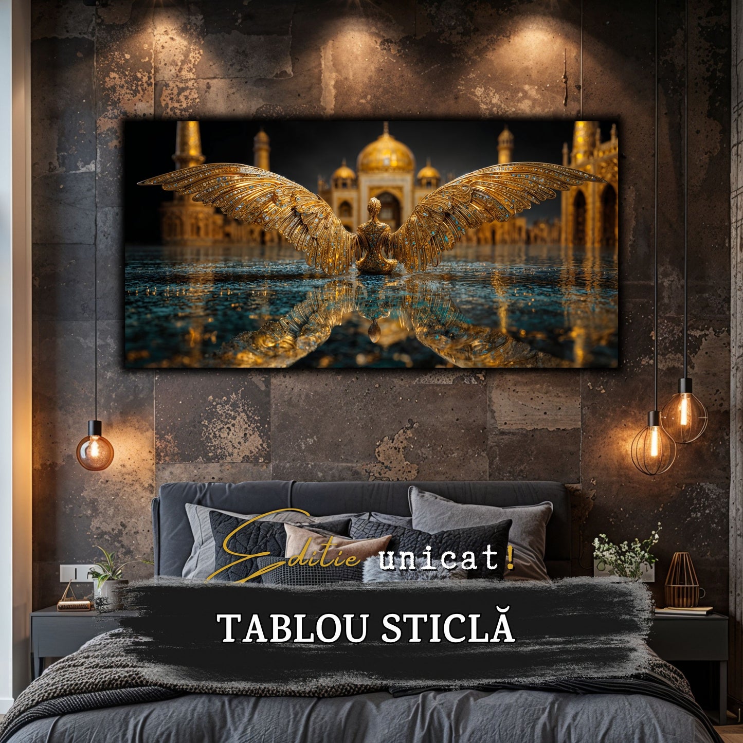 Tablou unicat pe sticla securizata - The Lost Temple - No 24