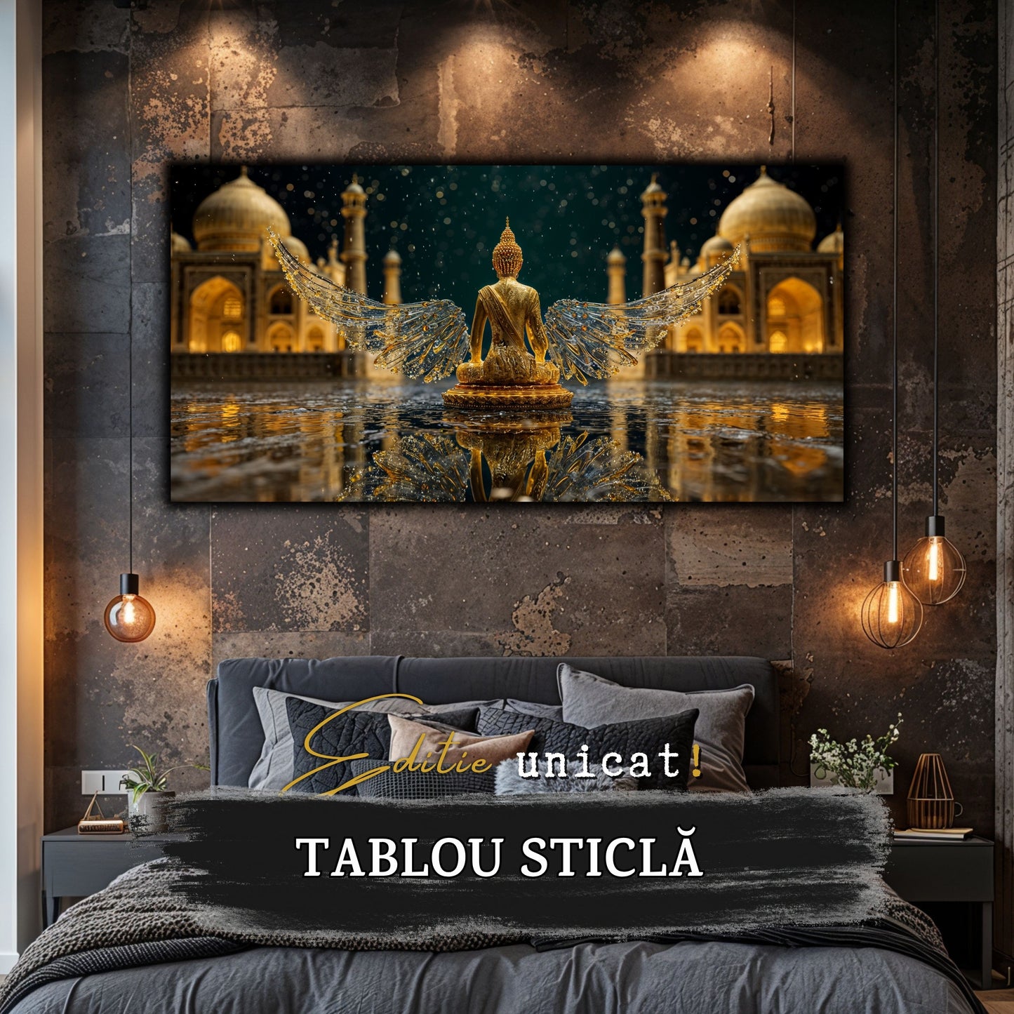 Tablou unicat pe sticla securizata - The Lost Temple - No 39