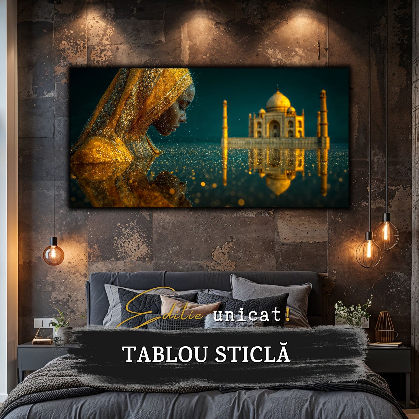 Tablou unicat pe sticla securizata - The Lost Temple - No 25