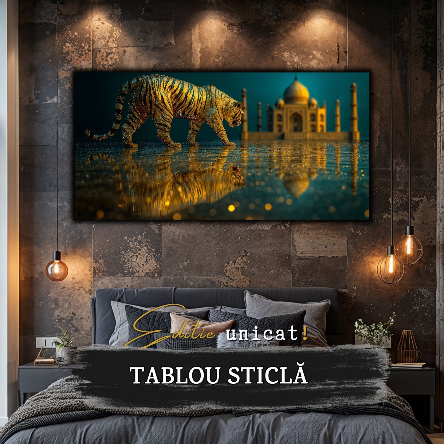 Tablou unicat pe sticla securizata - The Lost Temple - No 13