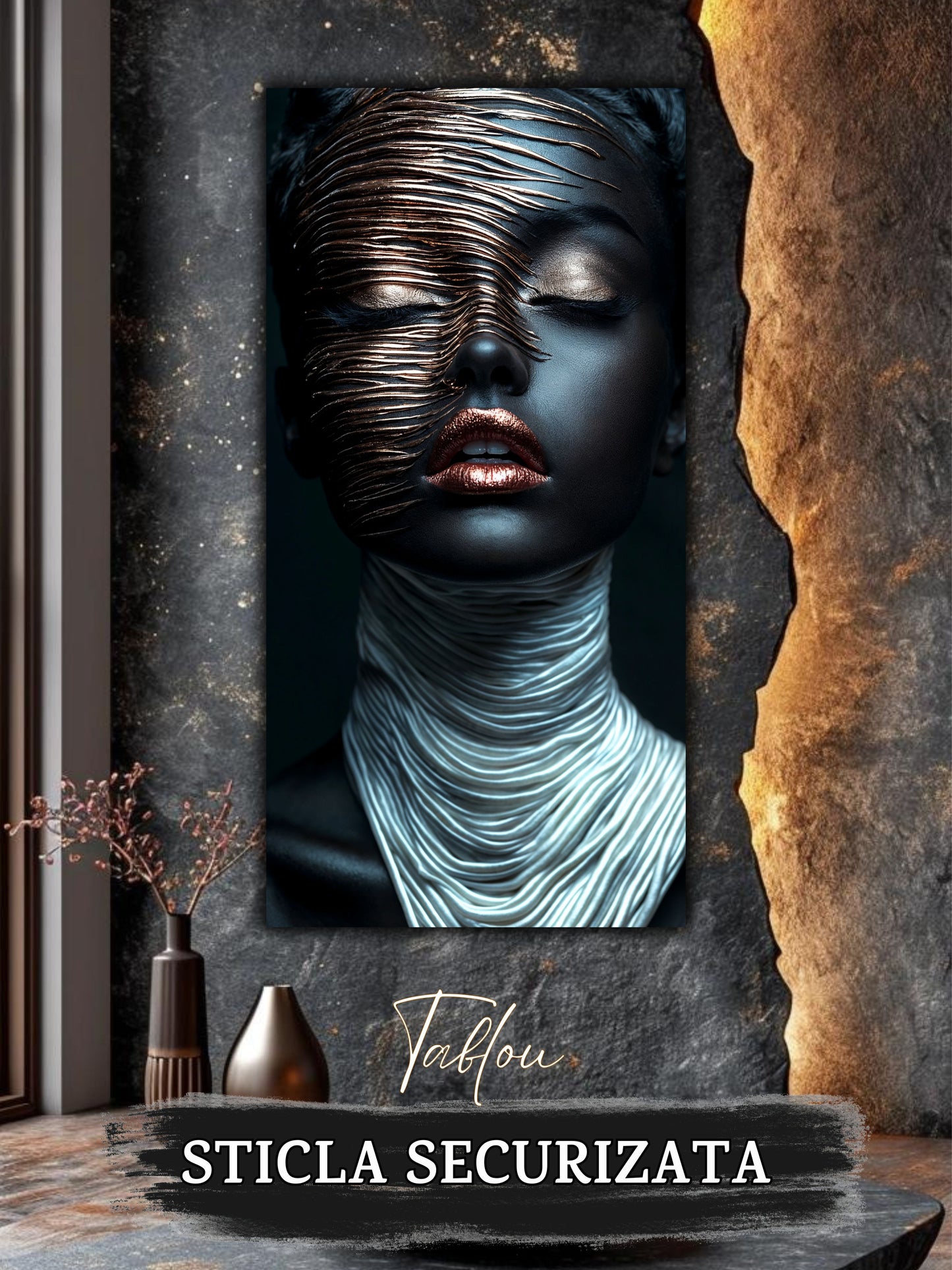 Innerverse - Tablou Sticla - Unicat - no25