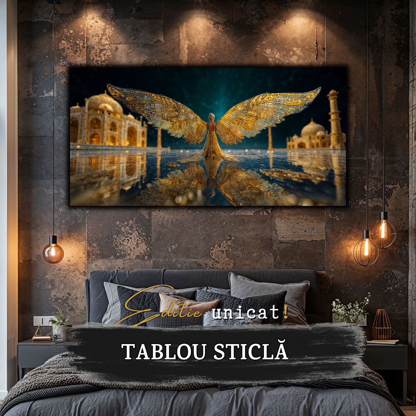 Tablou unicat pe sticla securizata - The Lost Temple - No 35