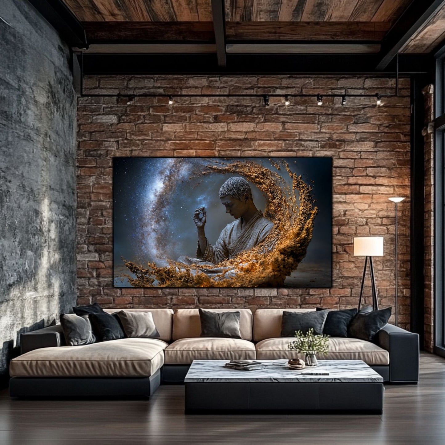 Tablou Decorativ pe Sticla Securizata – Ideal pt Dormitor si Living - Beyond Stardust No16