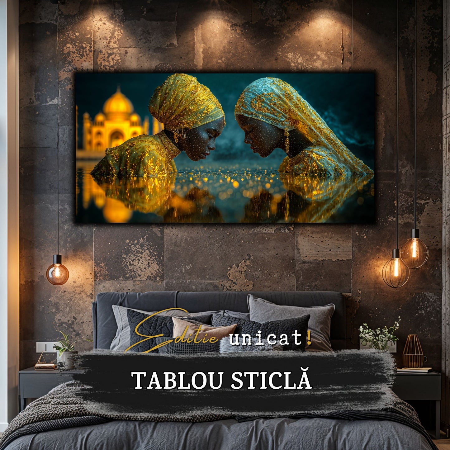 Tablou unicat pe sticla securizata - The Lost Temple - No 17