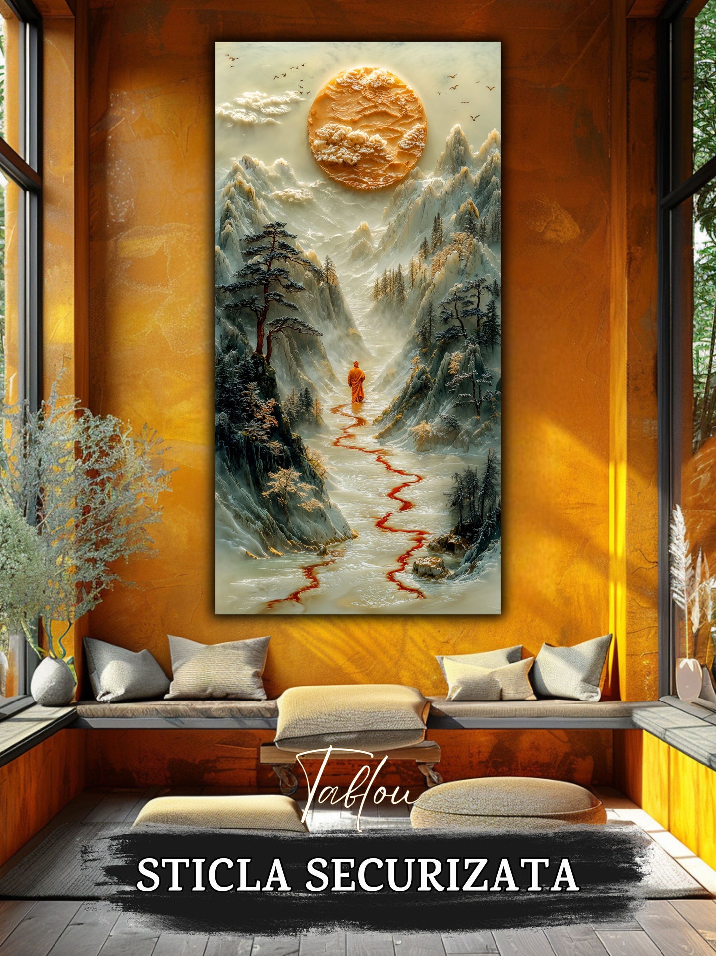 Tablou Sticla - Silk Road - 13