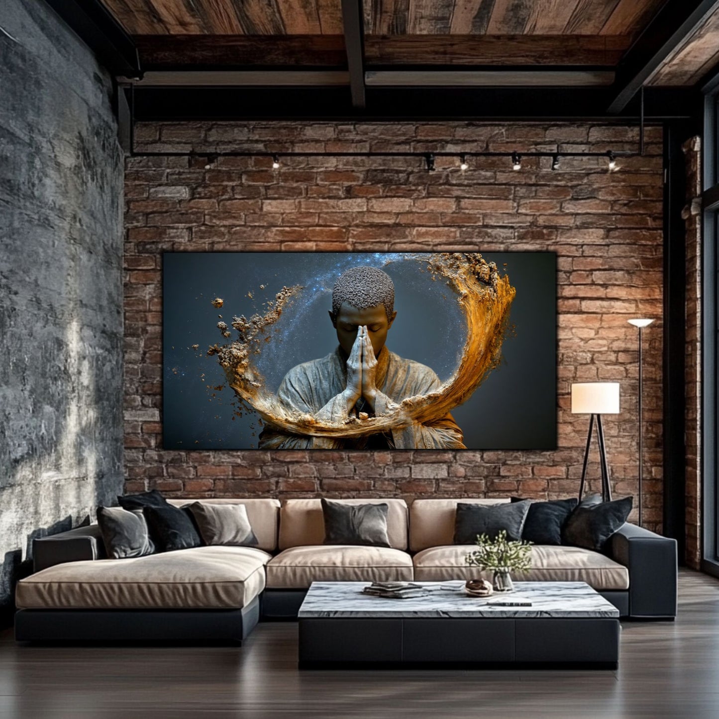 Tablou Decorativ pe Sticla Securizata – Ideal pt Dormitor si Living - Beyond Stardust No33