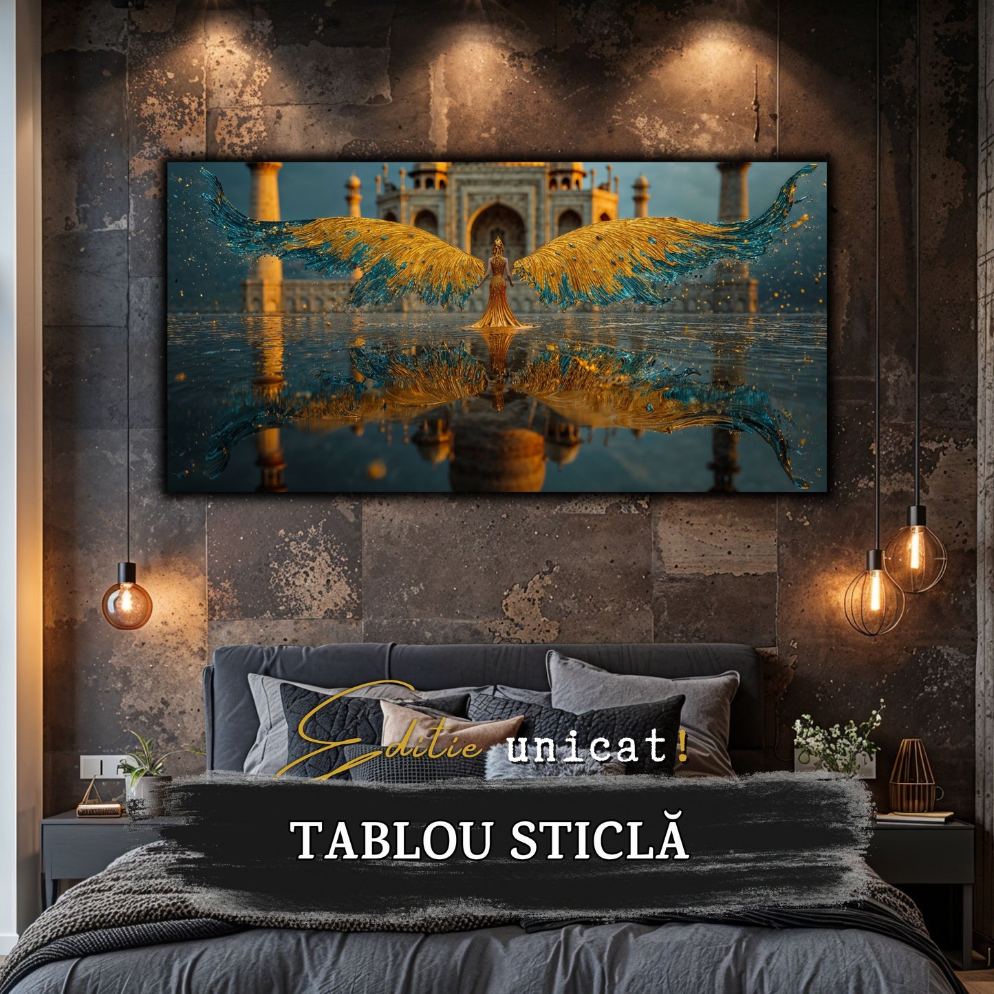 Tablou unicat pe sticla securizata - The Lost Temple - No 08