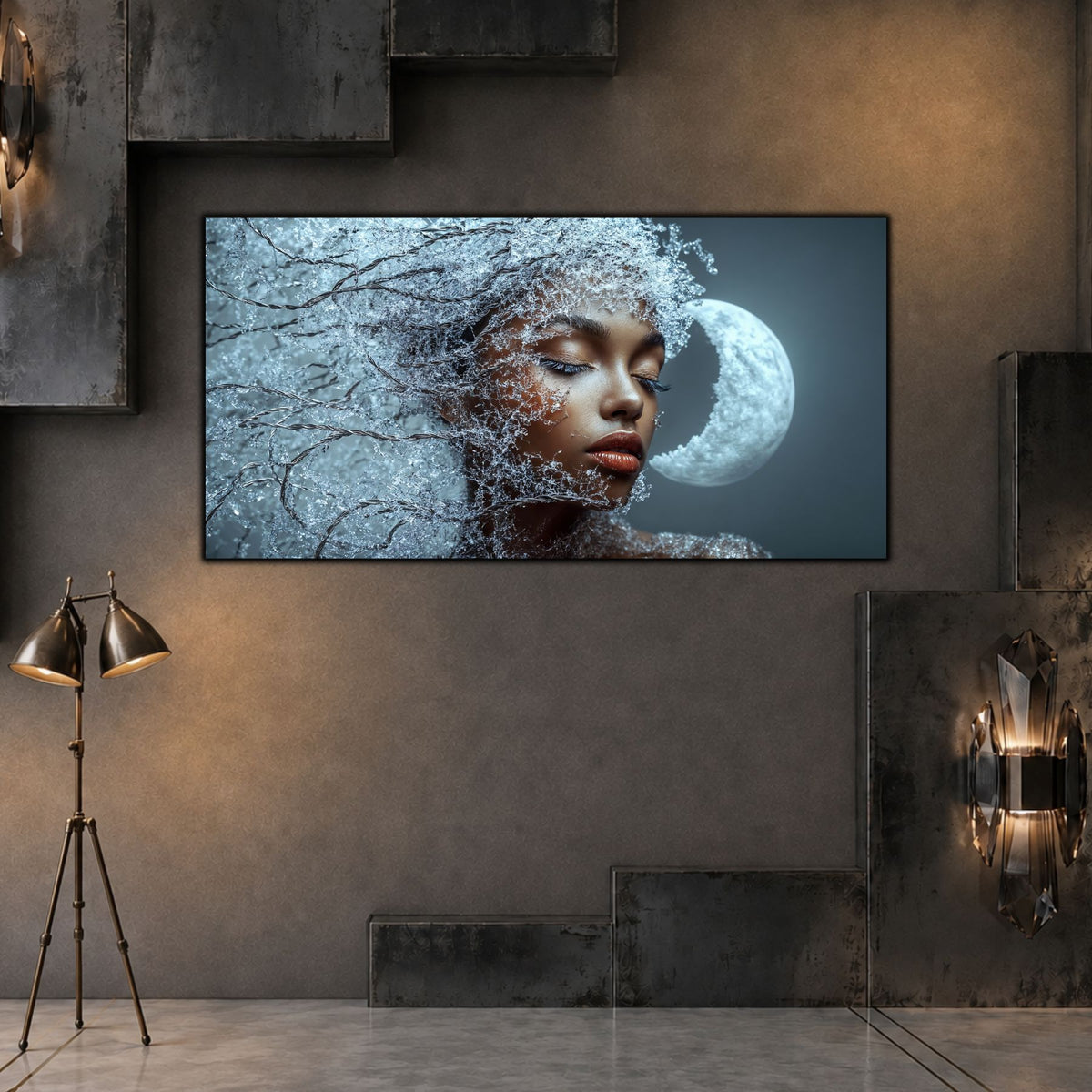 Tablou Decorativ Living Ramuri de Lună