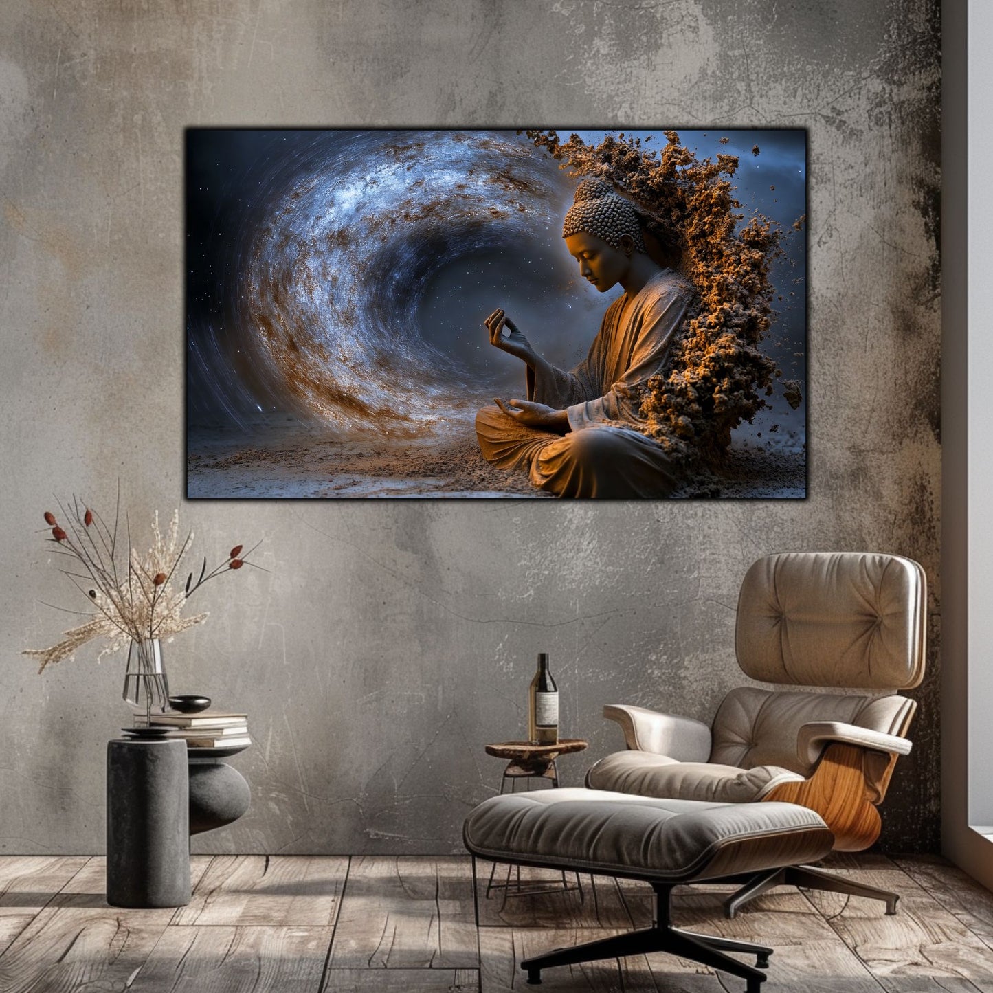 Tablou Decorativ pe Sticla Securizata – Ideal pt Dormitor si Living - Beyond Stardust No24