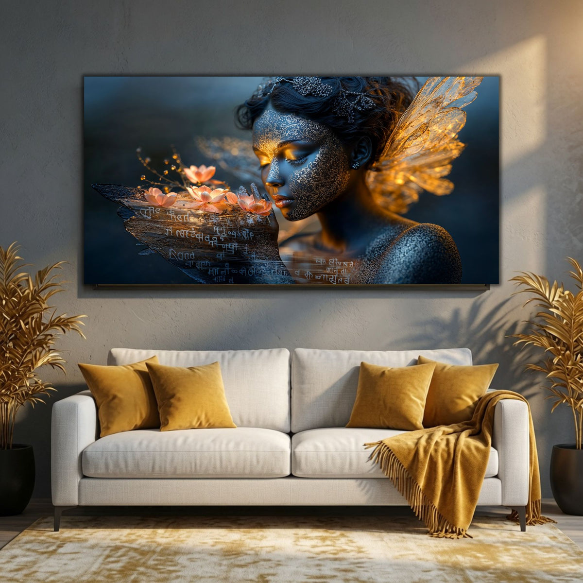 Tablou Elegant Living Înflorirea Tăcerilor de Aur