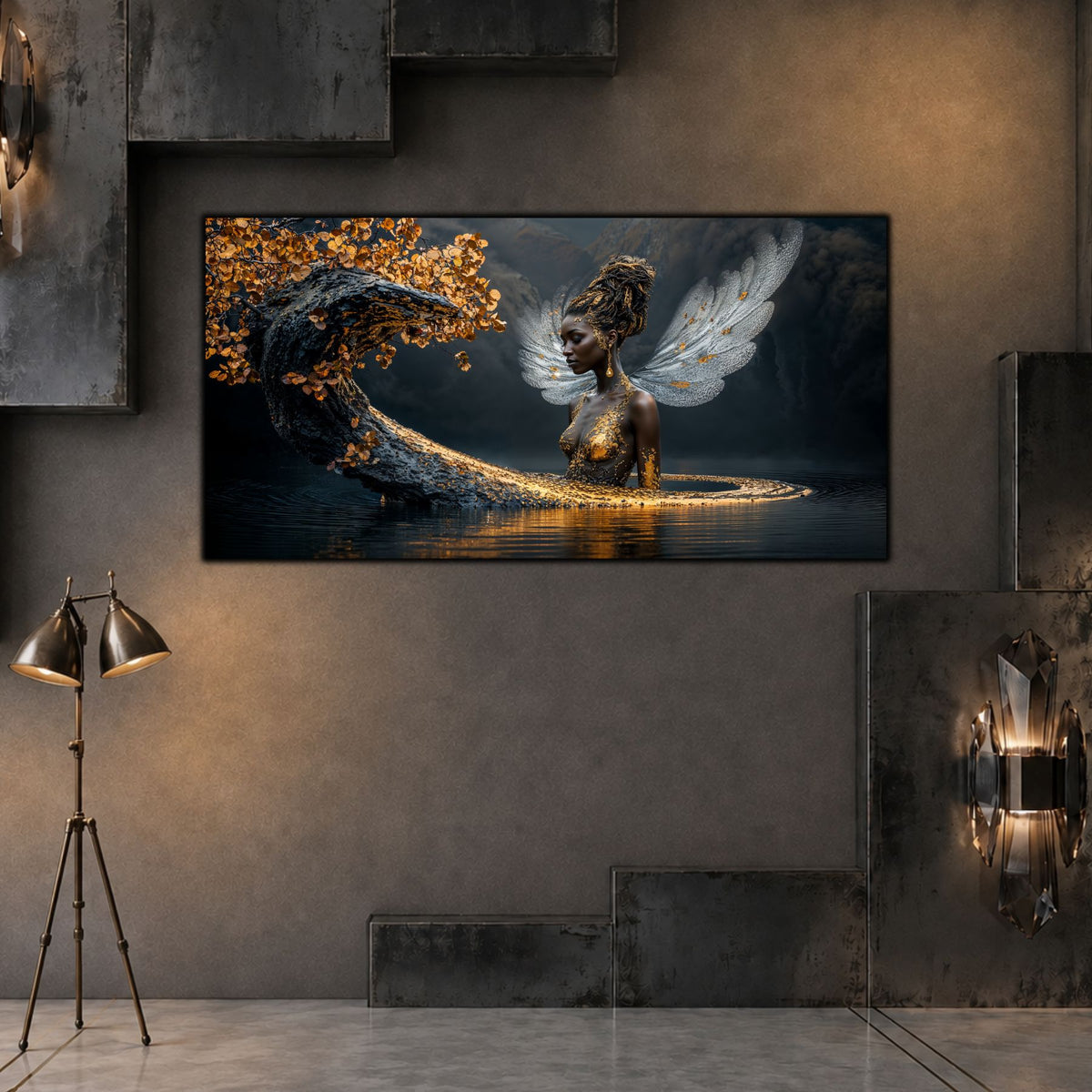 Tablou living modern Aripi în Grădina de Chihlimbar