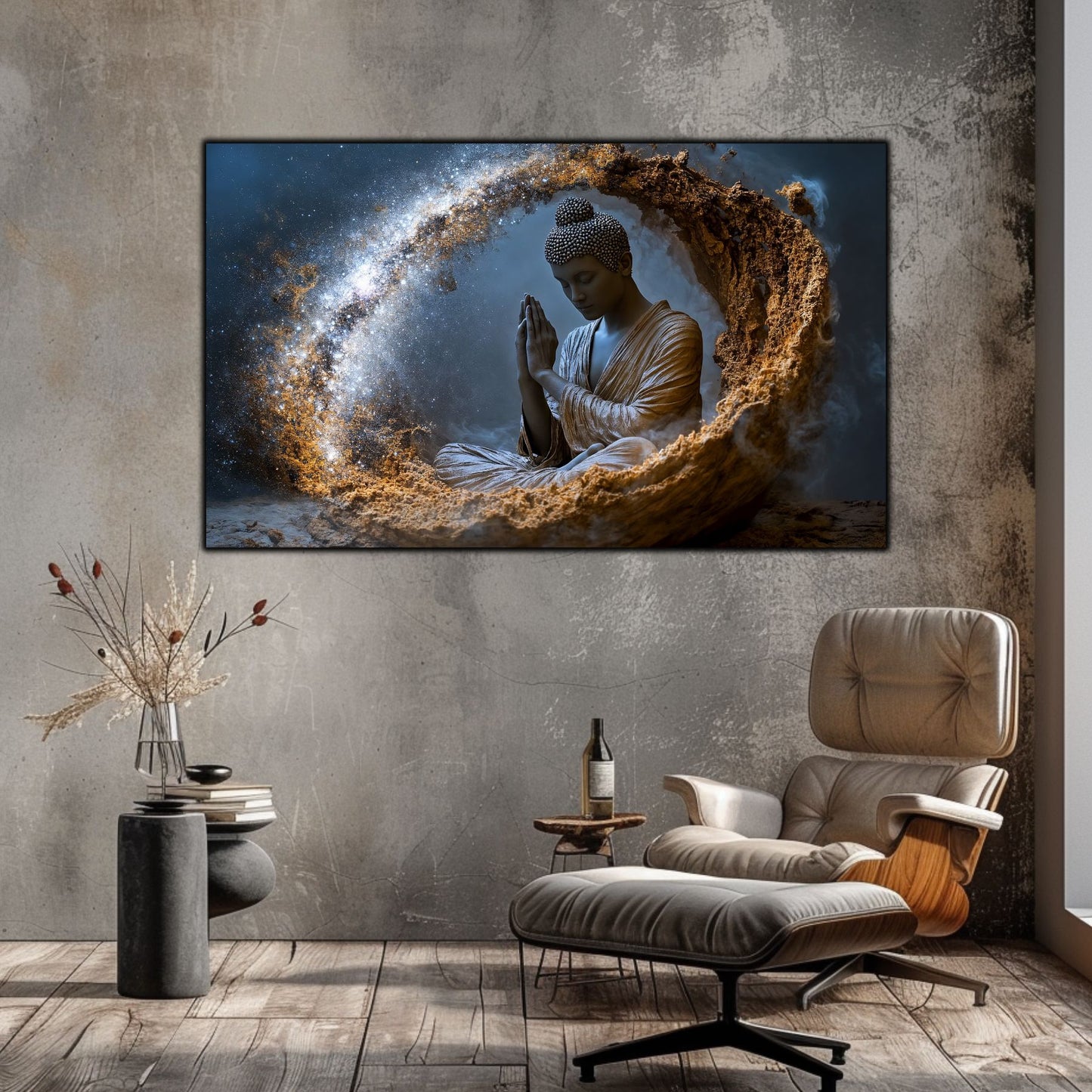 Tablou Decorativ pe Sticla Securizata – Ideal pt Dormitor si Living - Beyond Stardust No18