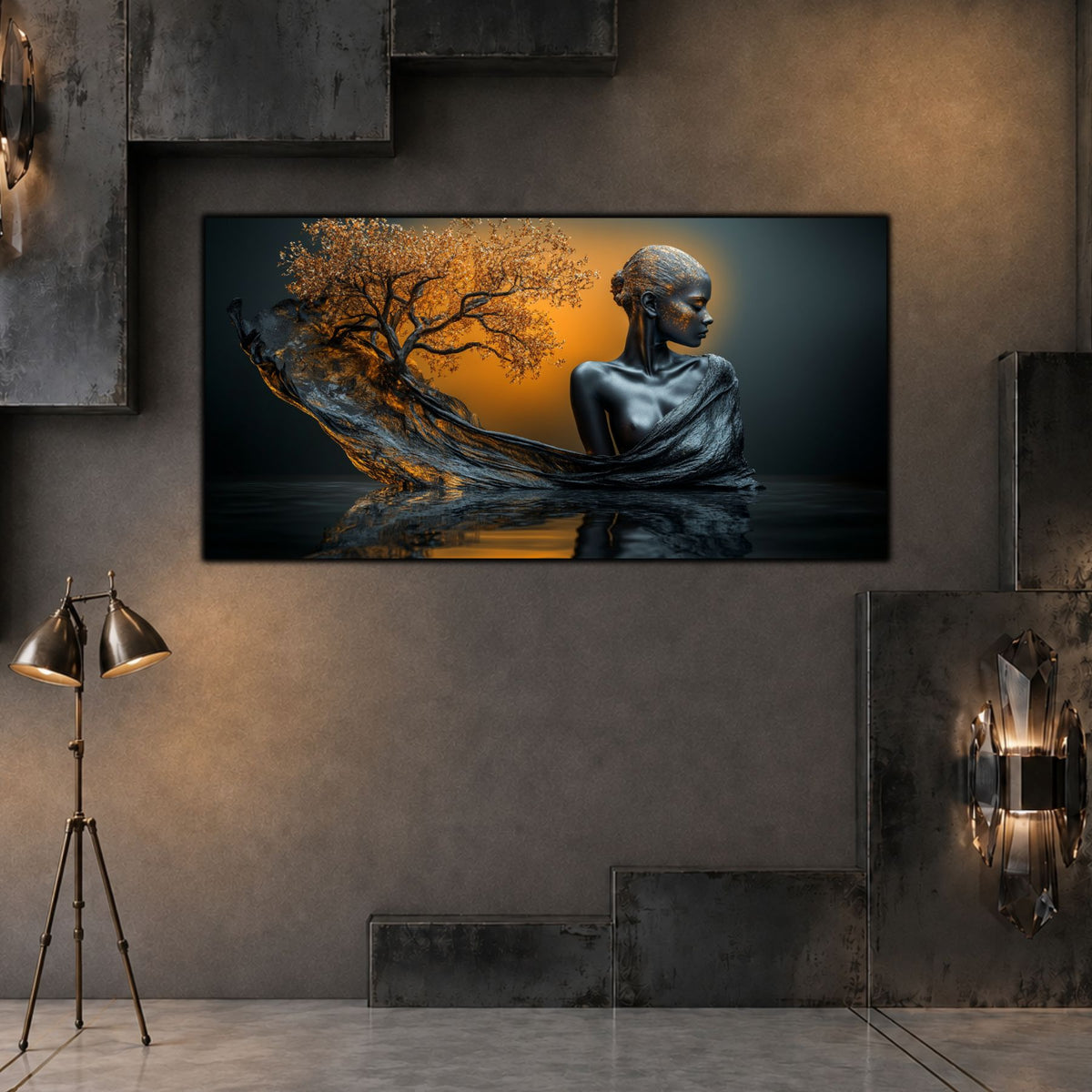 Tablou Modern Living Arborele Apusului Interior