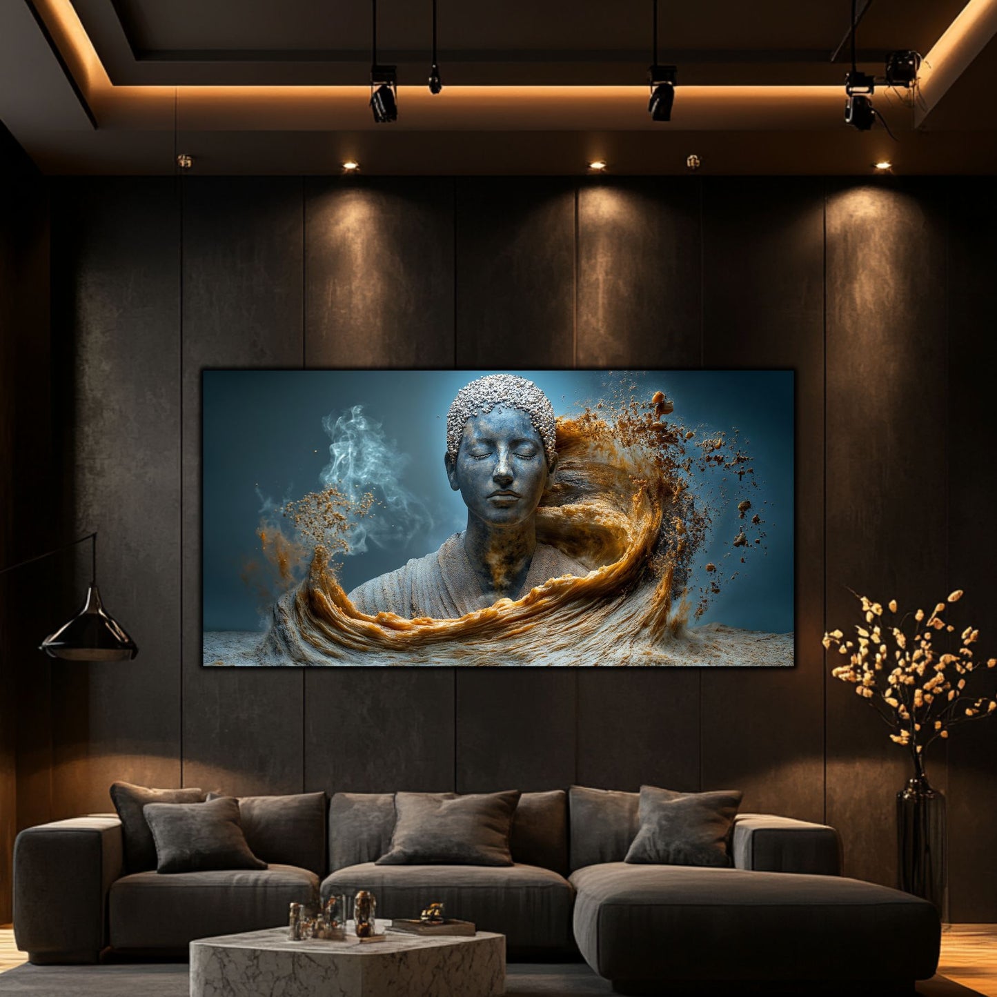 Tablou Decorativ pe Sticla Securizata – Ideal pt Dormitor si Living - Beyond Stardust No32