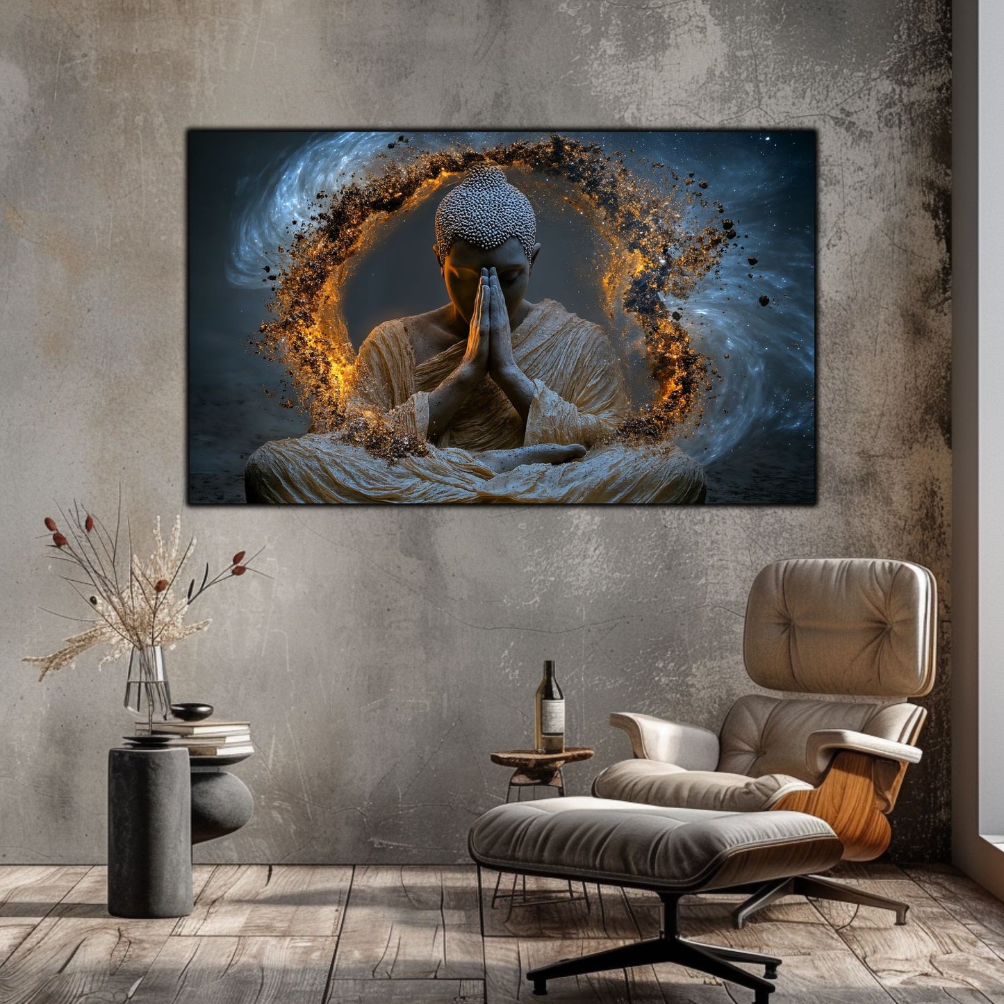 Tablou Decorativ pe Sticla Securizata – Ideal pt Dormitor si Living - Beyond Stardust No17