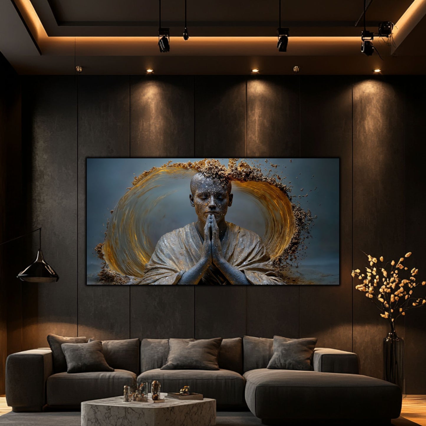 Tablou Decorativ pe Sticla Securizata – Ideal pt Dormitor si Living - Beyond Stardust No29