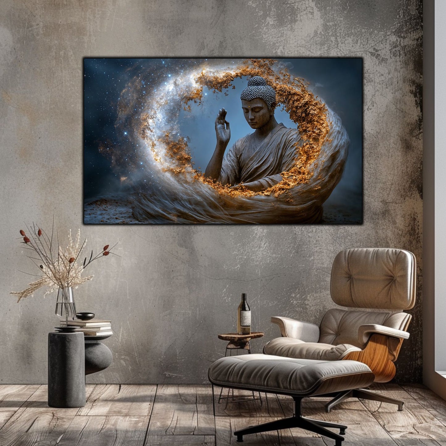 Tablou Decorativ pe Sticla Securizata – Ideal pt Dormitor si Living - Beyond Stardust No22