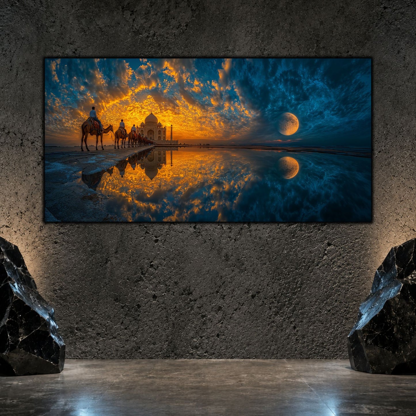 Tablouri Living Sticlă – Children of the Distant Light | The Light We Encounter