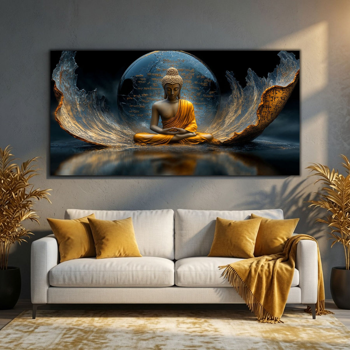Tablou Living Modern – Lumina dintre fisuri