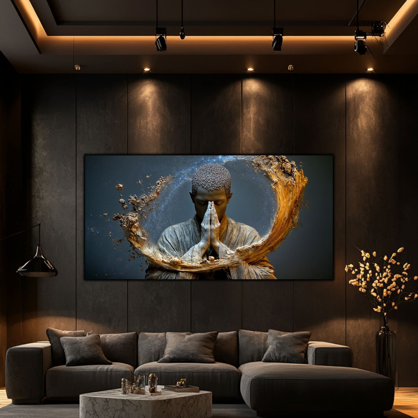 Tablou Decorativ pe Sticla Securizata – Ideal pt Dormitor si Living - Beyond Stardust No33