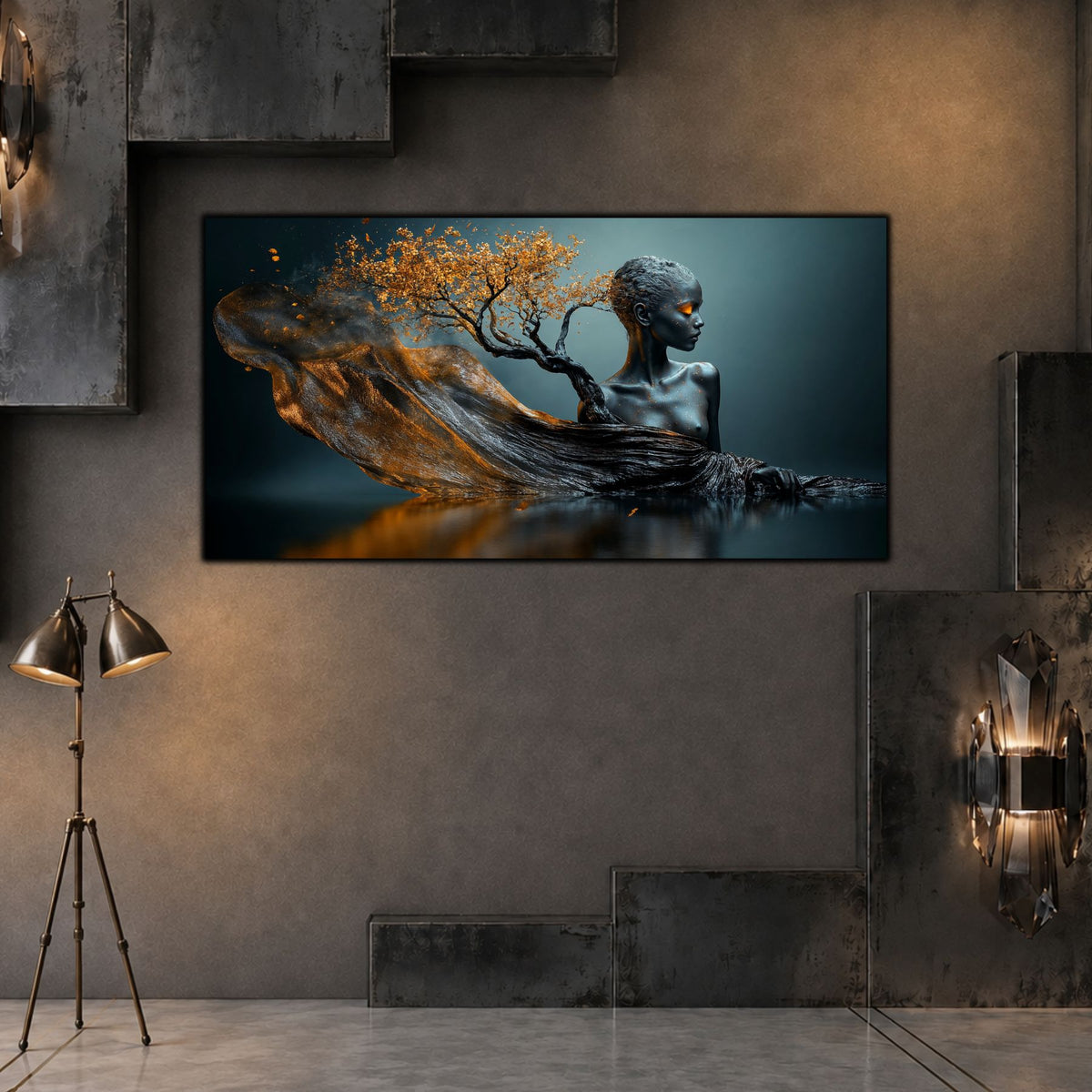 Tablou living Arborele Purtat de Ape