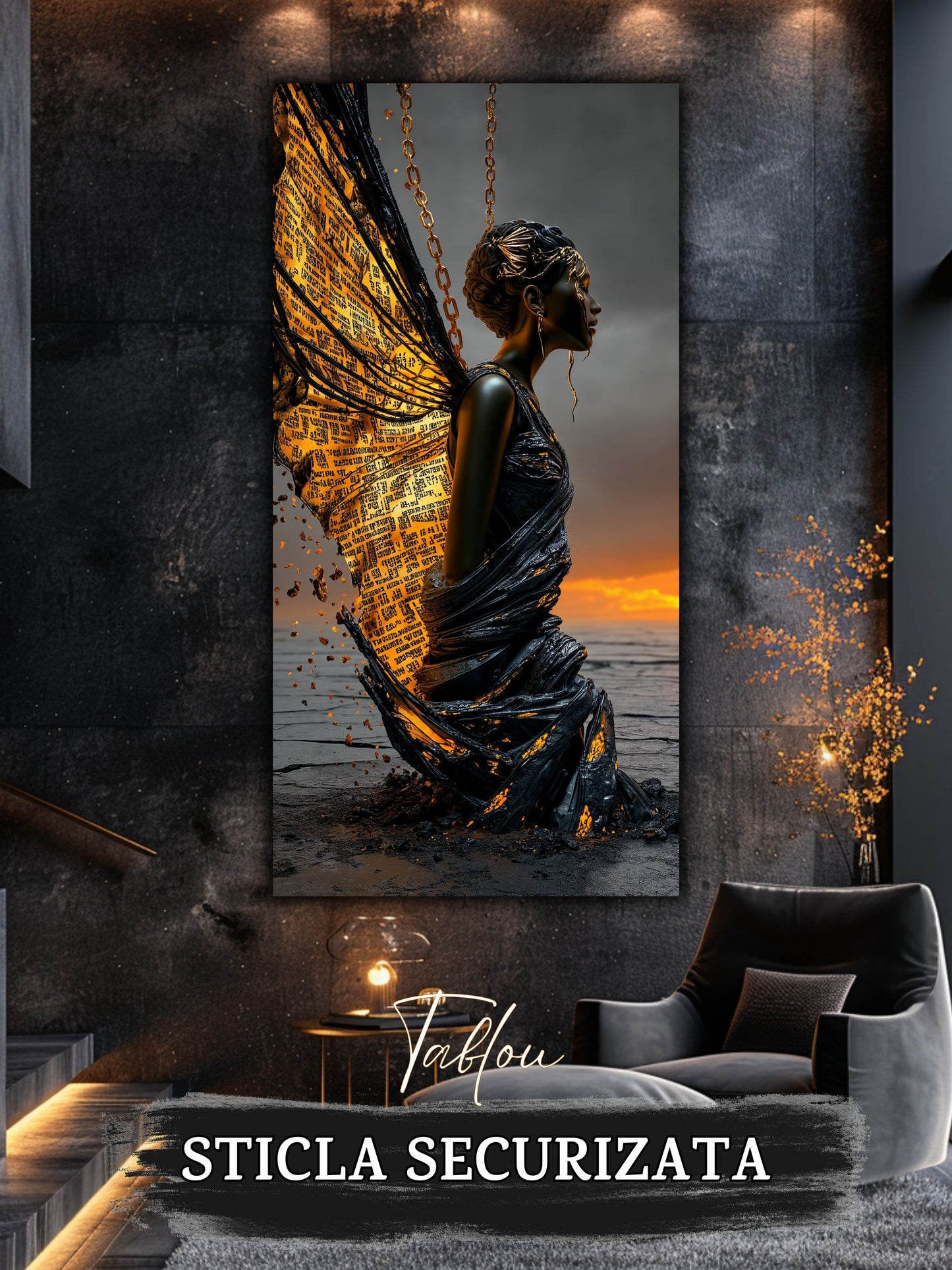 Tablou unicat pe sticla securizata - Let Go - No V35
